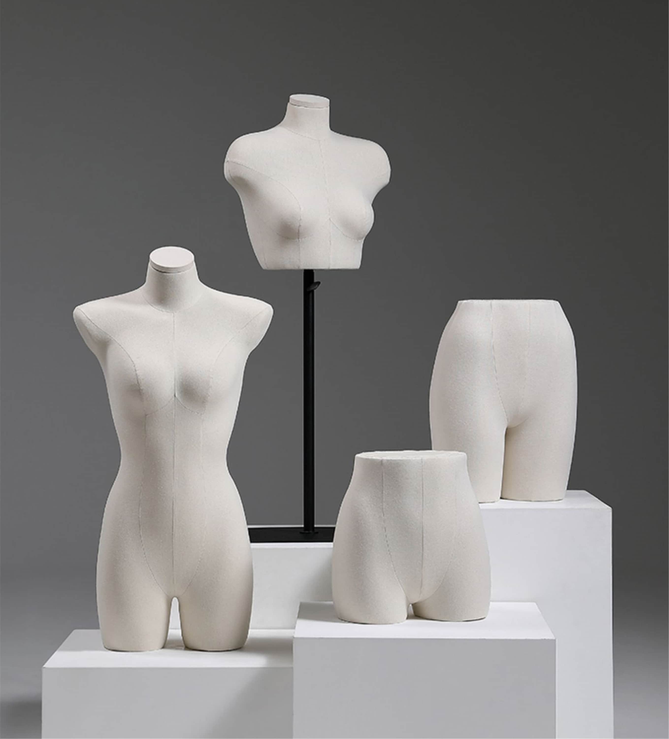 Velvet Female Half Body Mannequin Mannequin with Adjustable Etsy