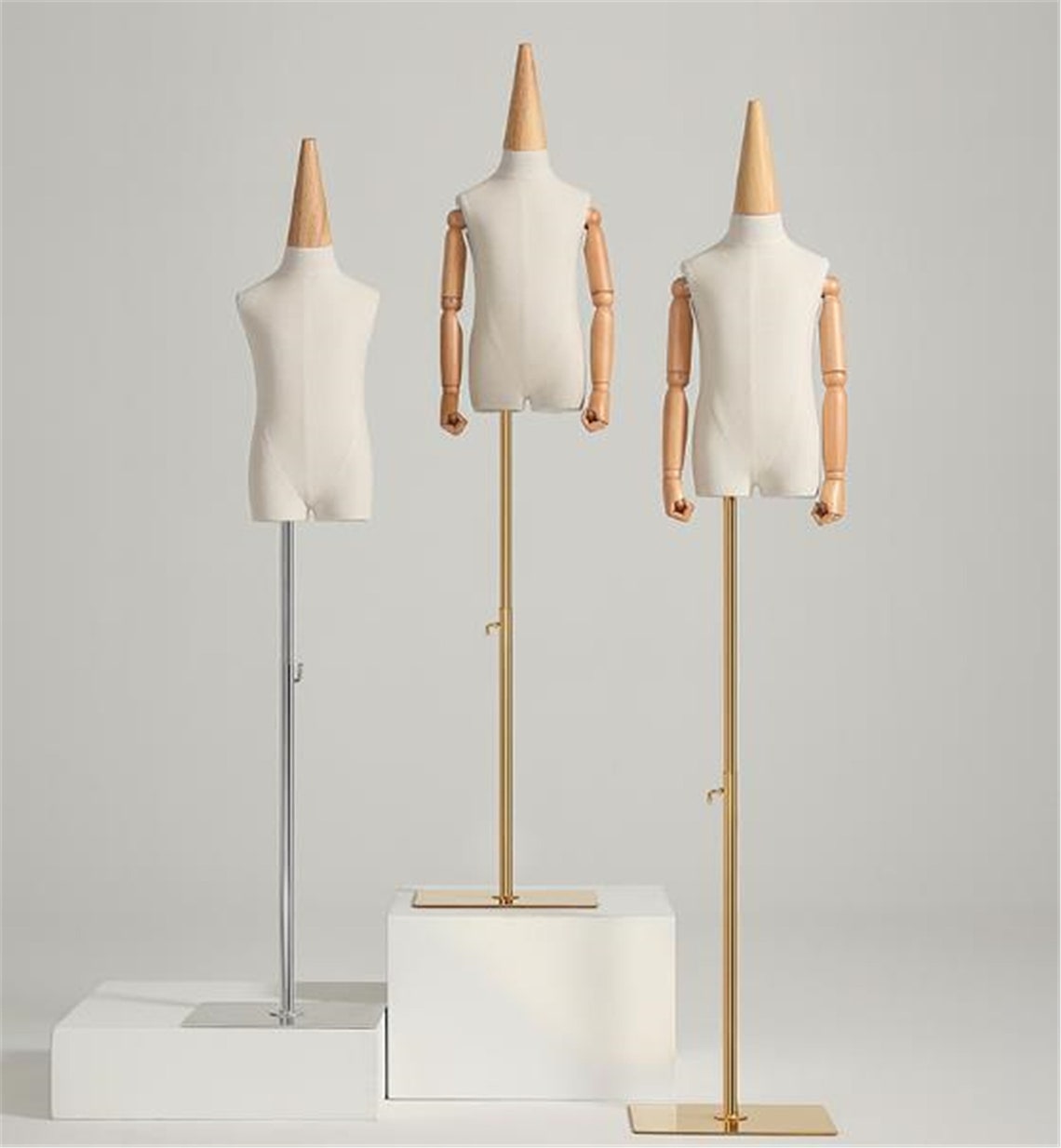 Adjustable Height Child/kids Mannequin Half Body Mannequin Etsy
