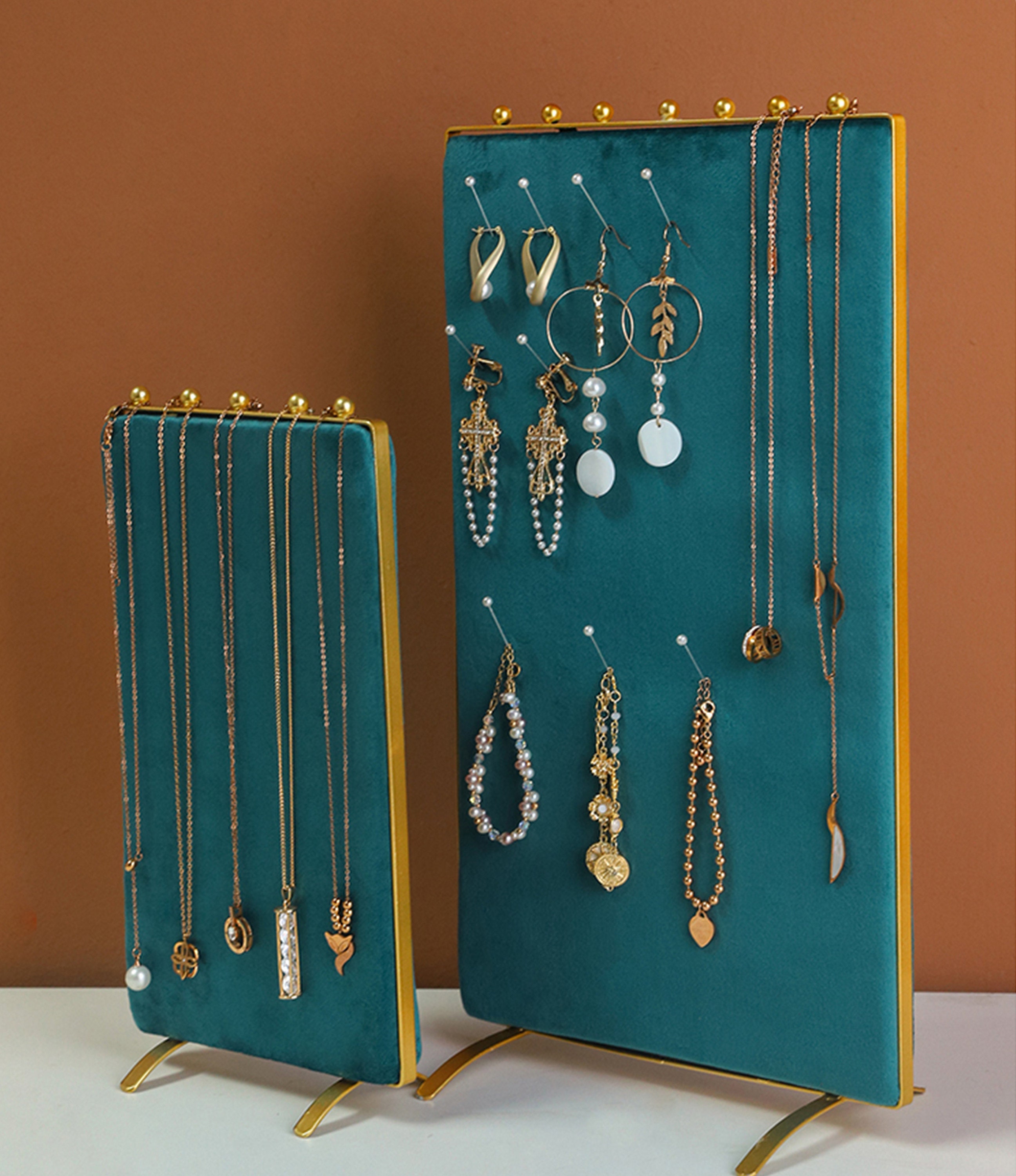 Retro Jewelry Display Velvet Jewelry Display Necklace Etsy