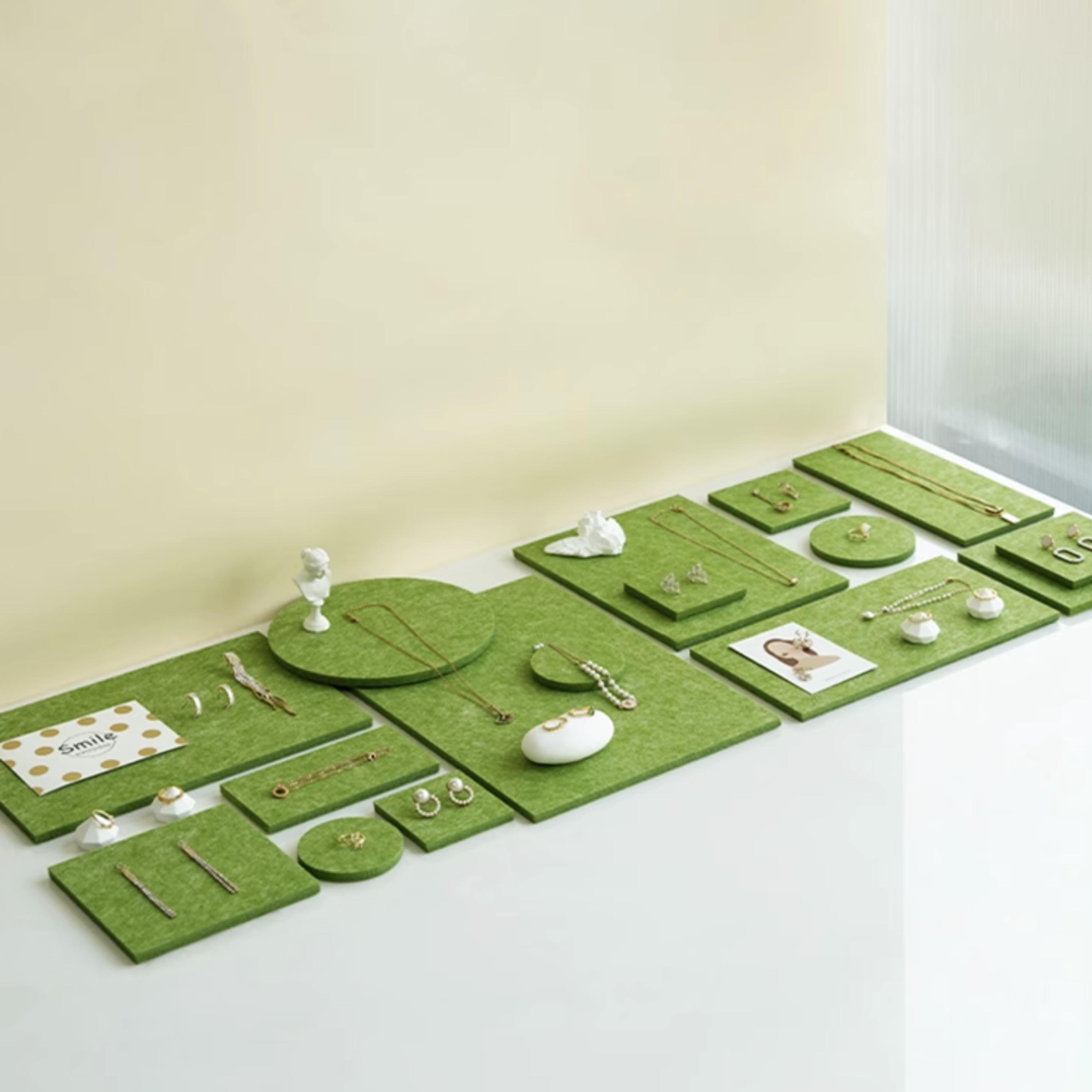 Green Felt Jewelry Display Rack: Store Counter Organizer - Etsy