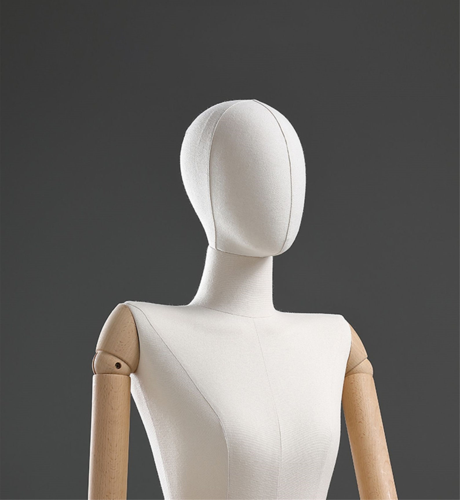 Adjustable Height Female Mannequin Half Body Mannequin With Etsy