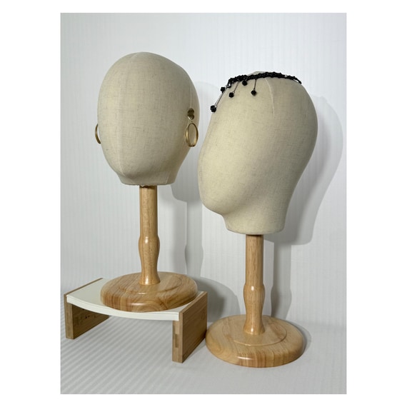 Présentoir Tête En Mousse Pour Chapeaux Et Perruques - Support D'exposition élégant