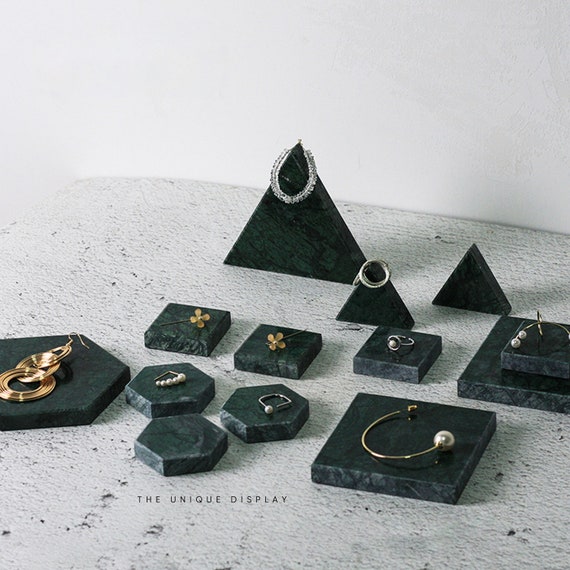 marble jewelry display craft fair jewelry display ring dish ring display 0191 makeup tray home decor jewelry display gift for her