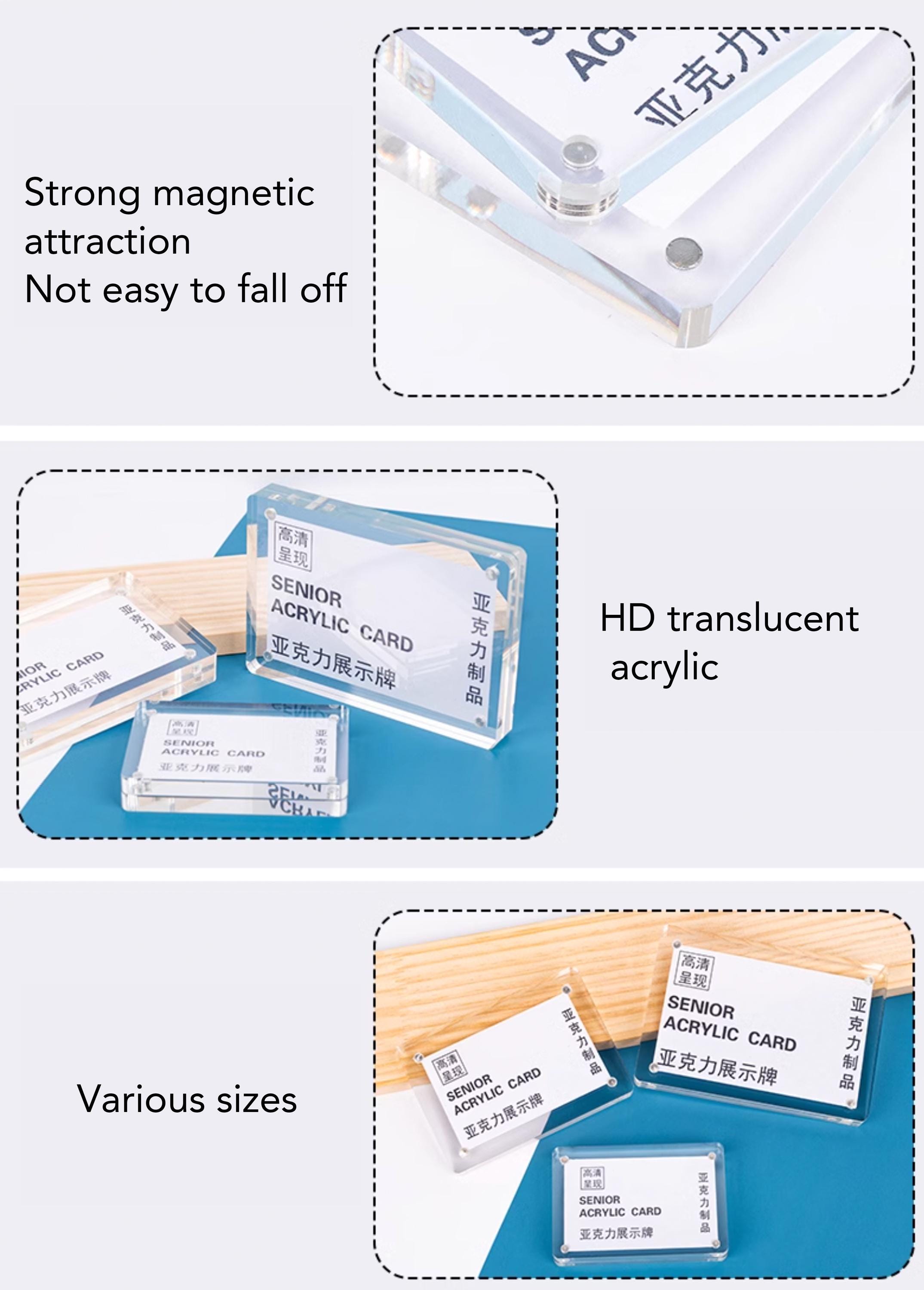 Clear Acrylic Tag Display Stand | Retail Label Stand | Custom Sizes - Etsy
