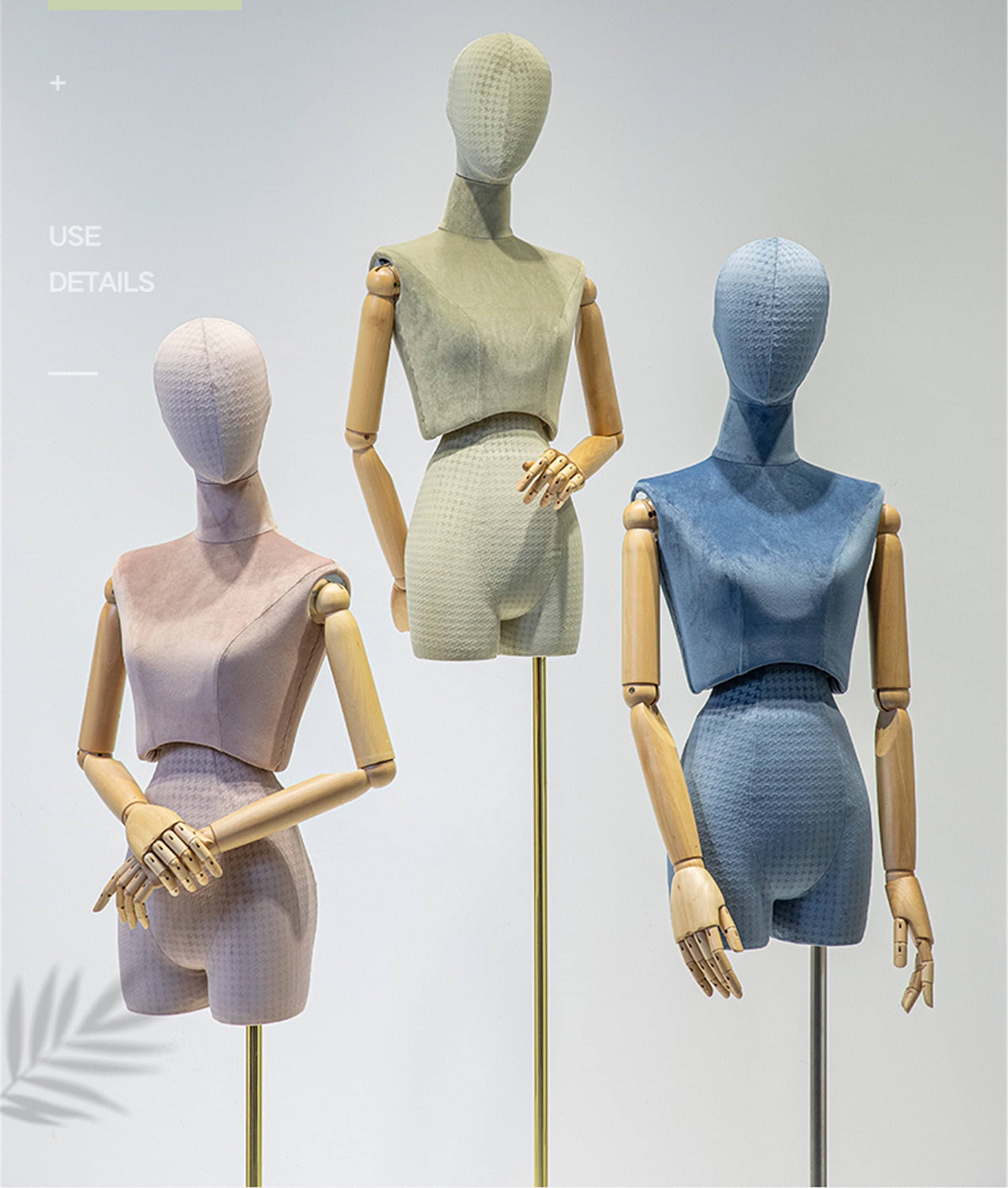 Adjustable Height Female Mannequin Half Body Mannequin with Etsy