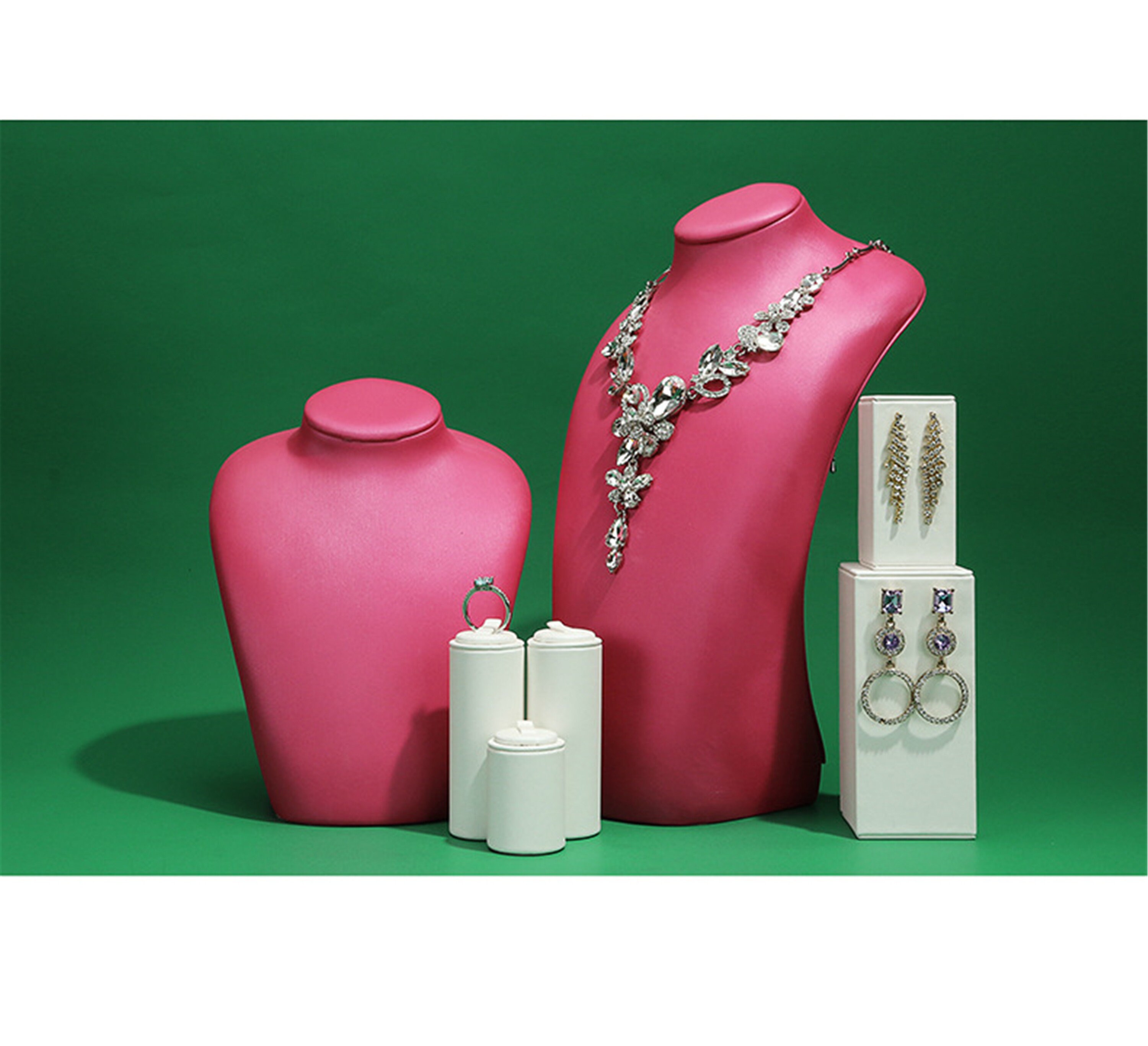 PU Necklace Dispaly Jewelry Organize Necklace Holder Pu Etsy