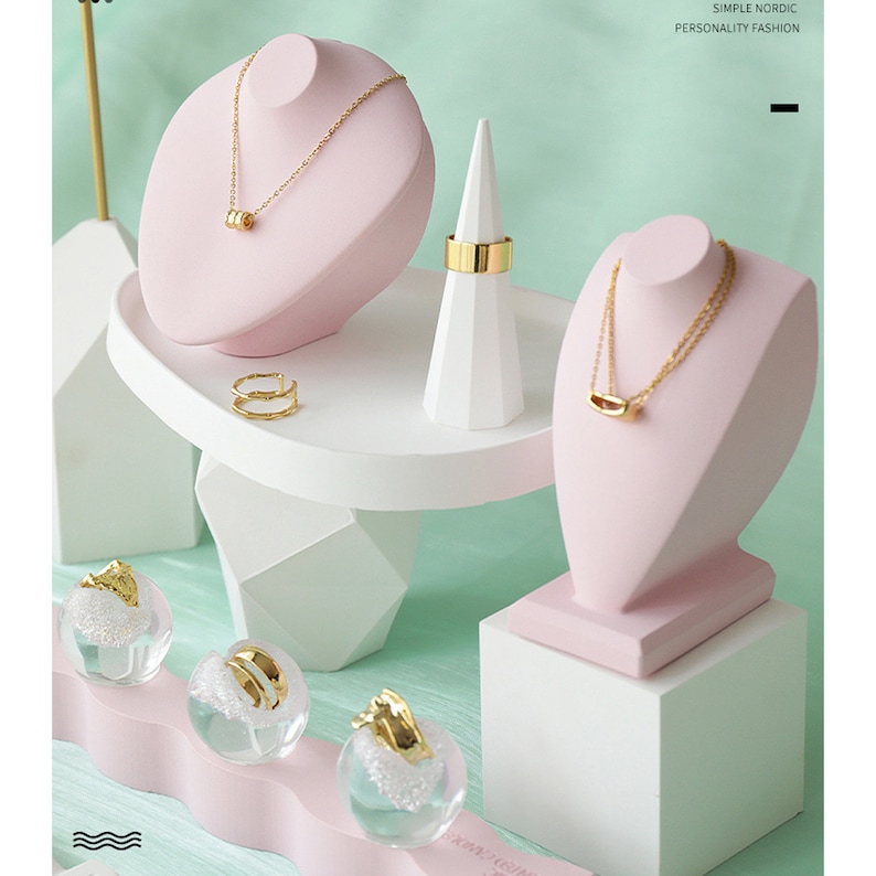 Jewelry Organizer Pink Plaster for Jewelry Display Jewelry Etsy