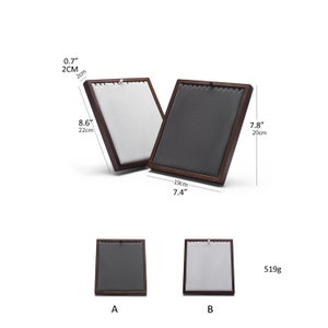 Necklace Stand, Wood Long Chain Necklace/pendant Stand, Jewelry Retail ...