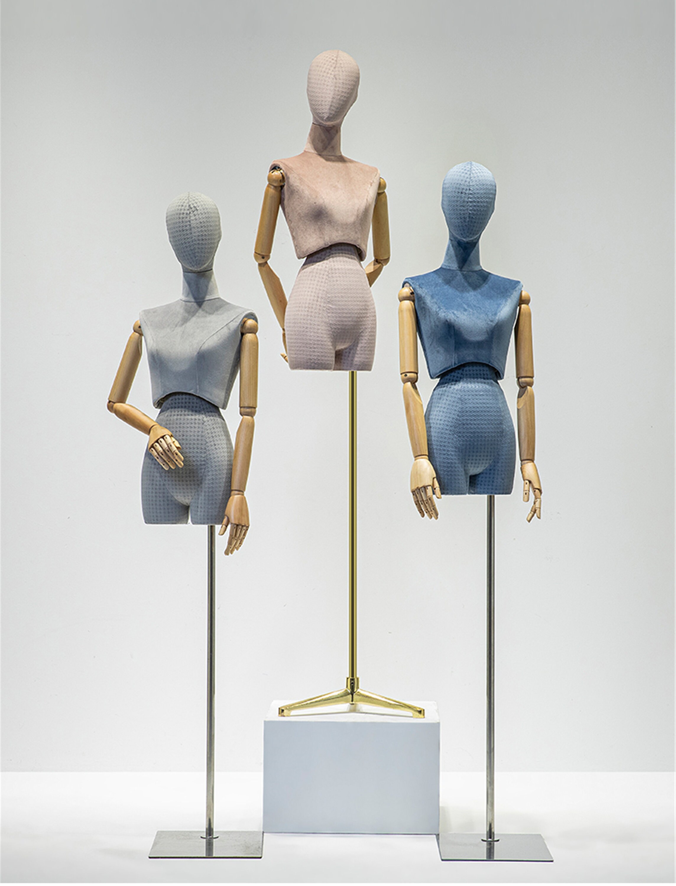 Adjustable Height Female Mannequin Half Body Mannequin with Etsy