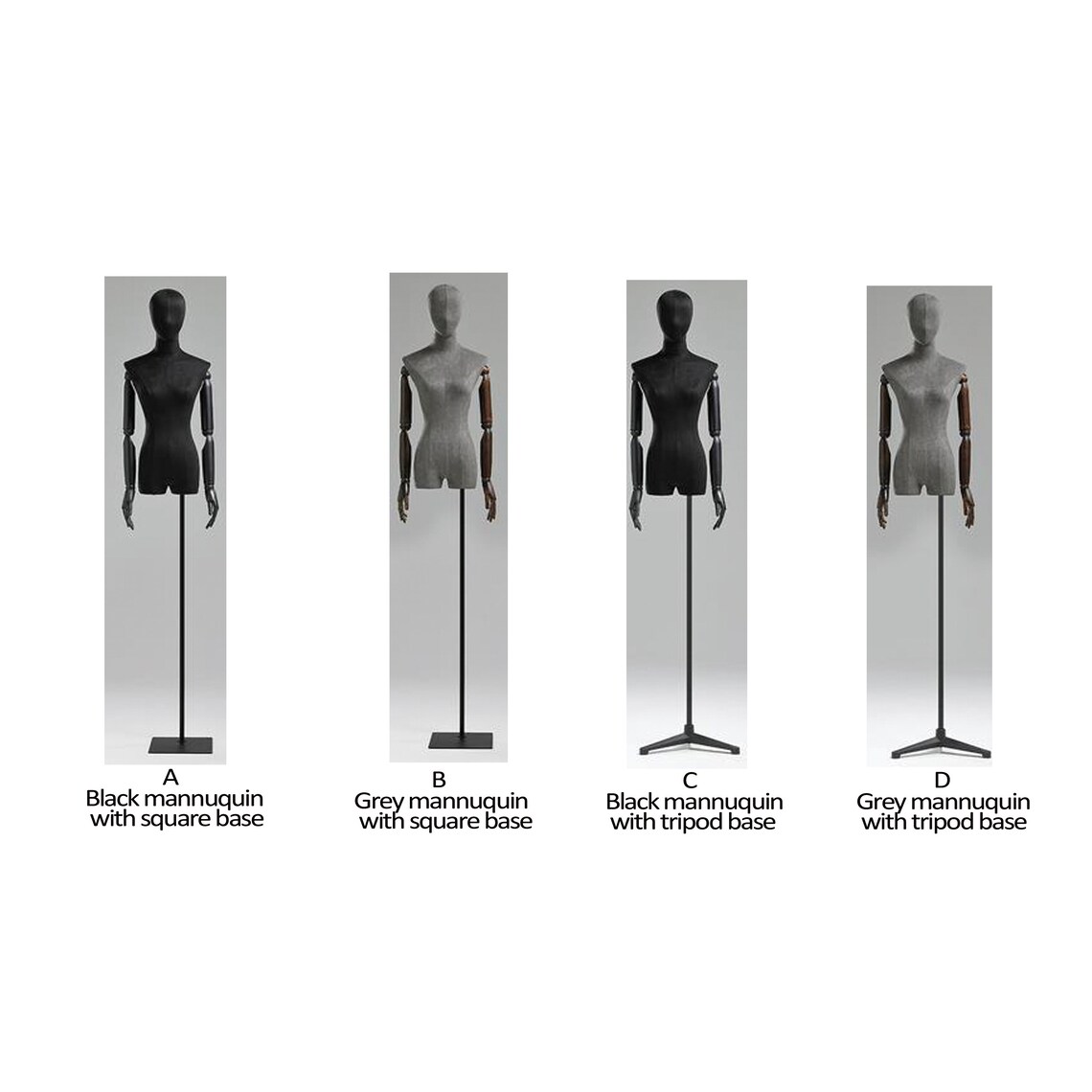 Adjustable Height Female Mannequin Half Body Mannequin with Etsy