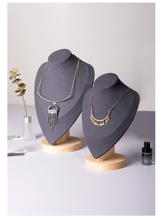 Displays & Packaging Jewelry Displays Necklace Display Bust White