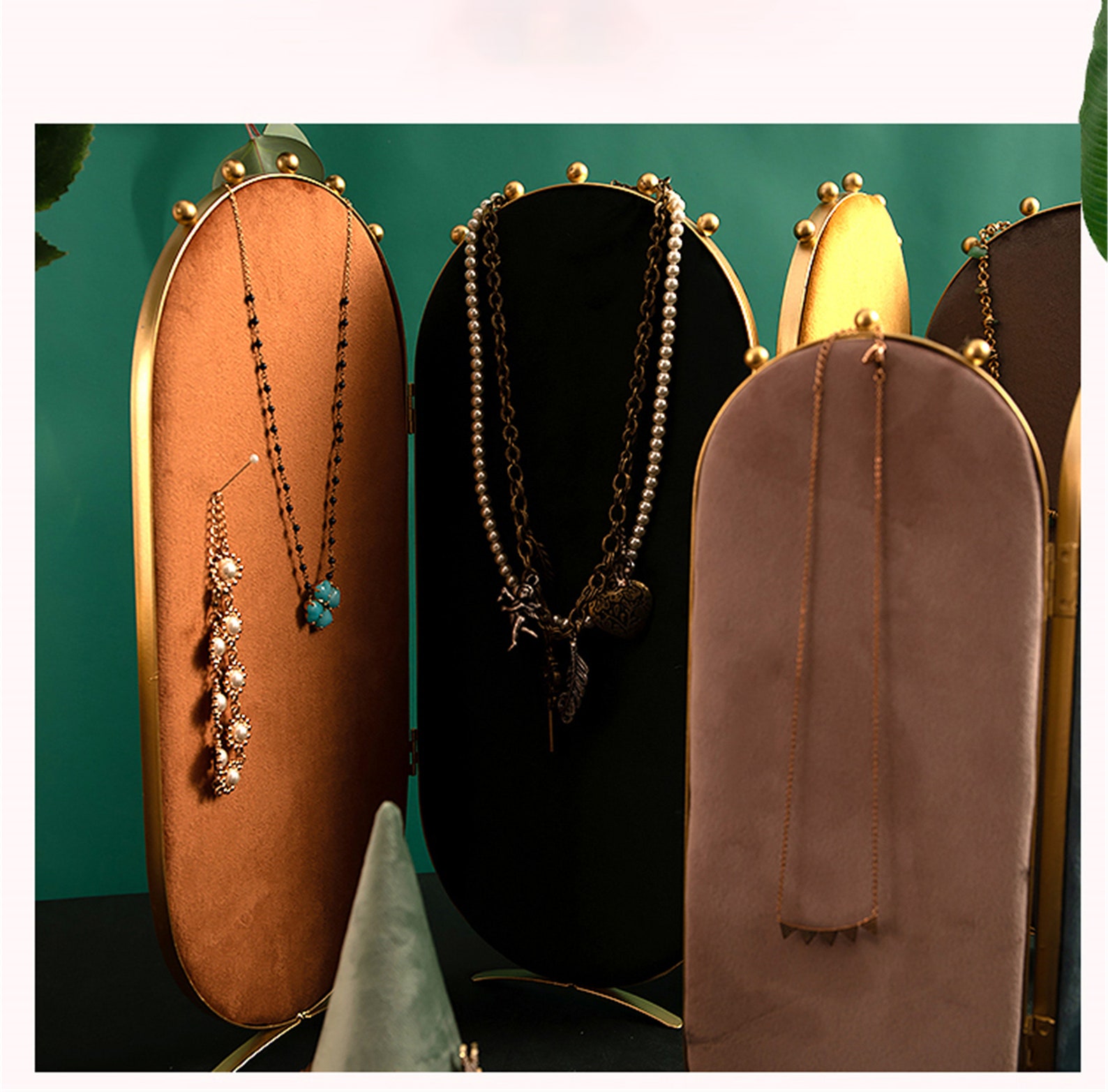 Retro Jewelry Display Velvet Jewelry display Necklace Etsy