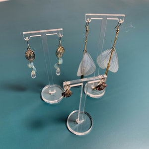Acrylic earring stand, Earring Display Holder, jewelry display, jewelry organizer, earring organizer, Earring Display Stand, set of 3, 1230