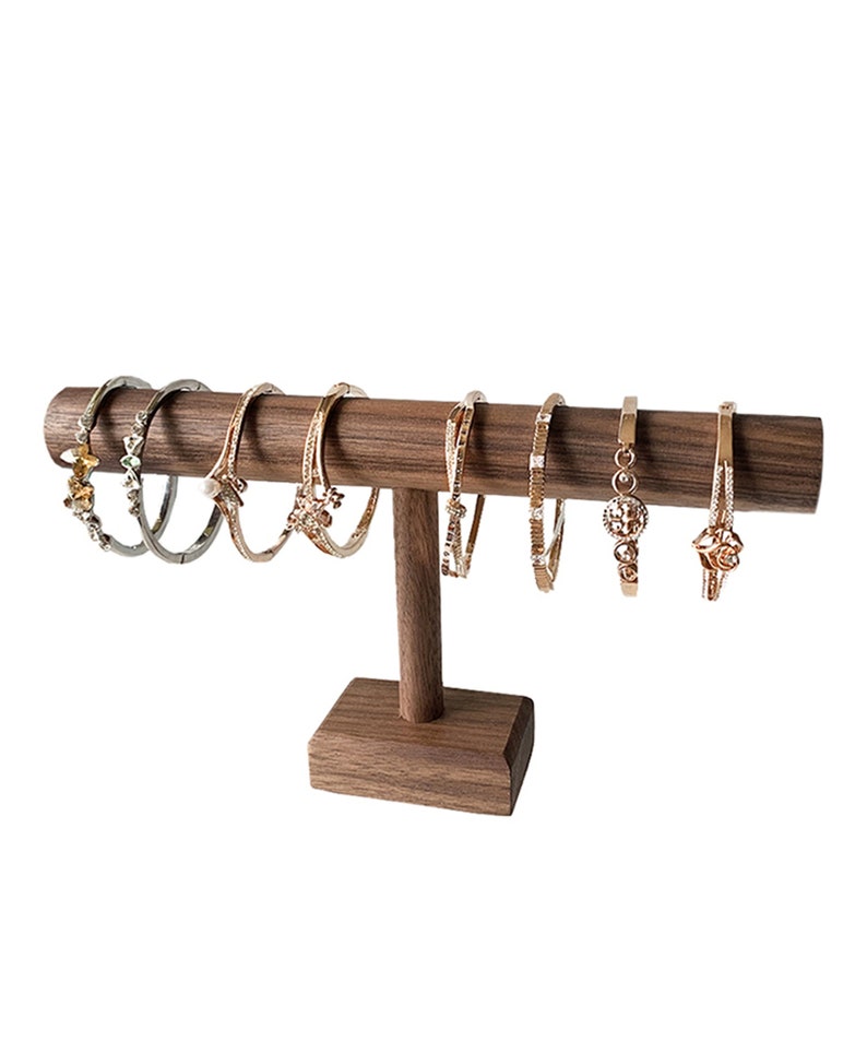 Wood Bracelet Display Jewelry Display Rack Jewelry Holder Etsy