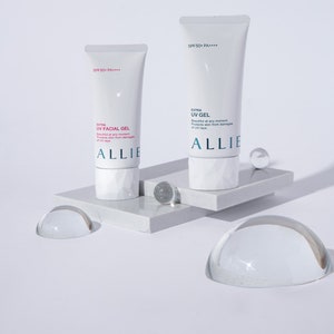 Strumento per fotografia a semicerchio in acrilico trasparente, Espositore per gioielli in acrilico, Oggetti di scena per fotografia di cosmetici/gioielli, Oggetti di scena per fotografia di cosmetici,