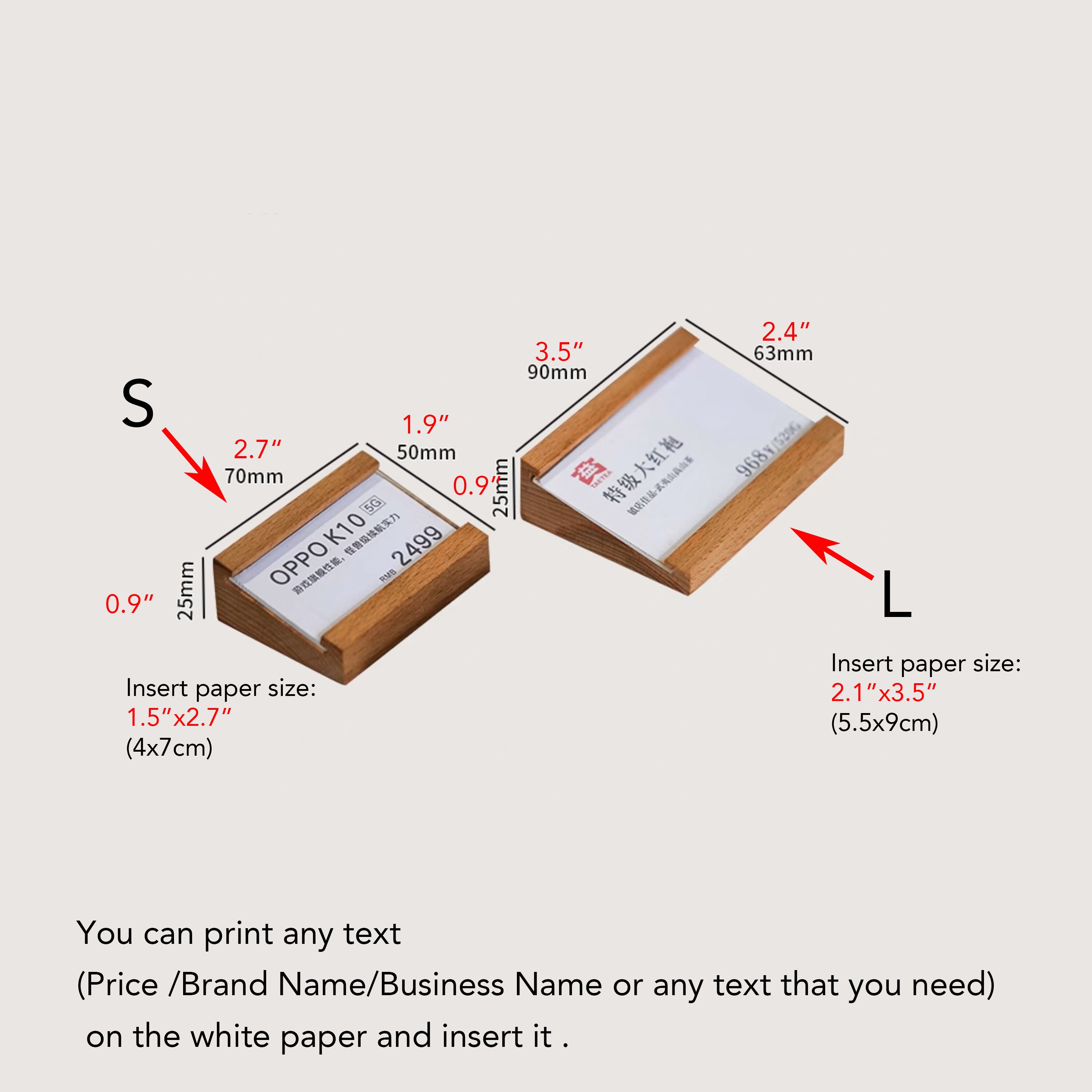 Qunclay Set Of 10 Price Signs For Vendors Wooden Price Display Signs With Price Tag Paper And Pens Retail Display Price Tag Stands Food Name Tag Signs For Cafes Shops Boutiques