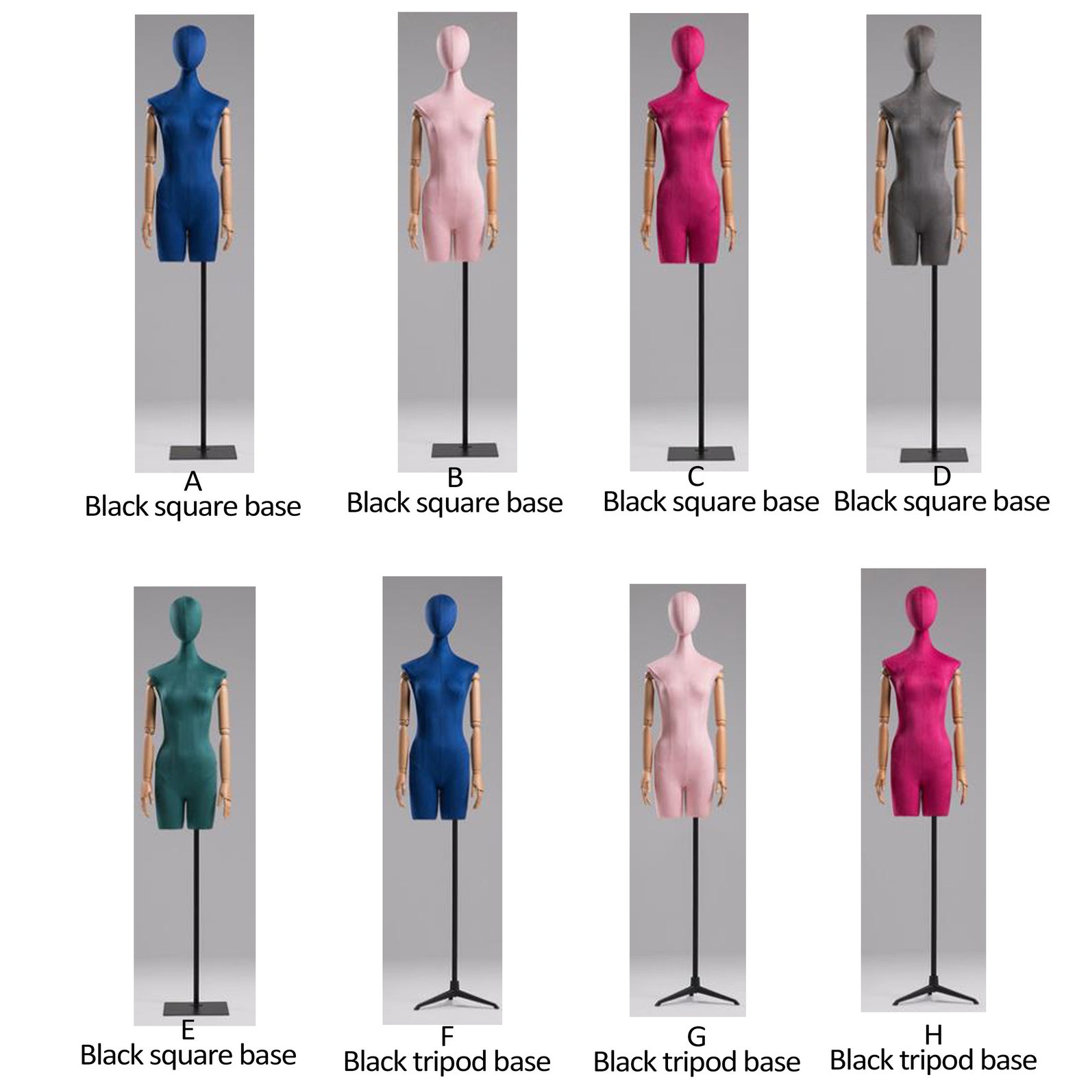 Adjustable Height Female Mannequin Half Body Mannequin with Etsy