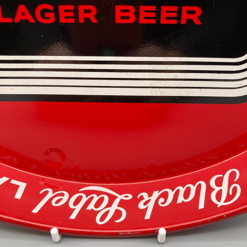 Carling Black Label Lager Beer 12 Round Metal Pub Bar Etsy