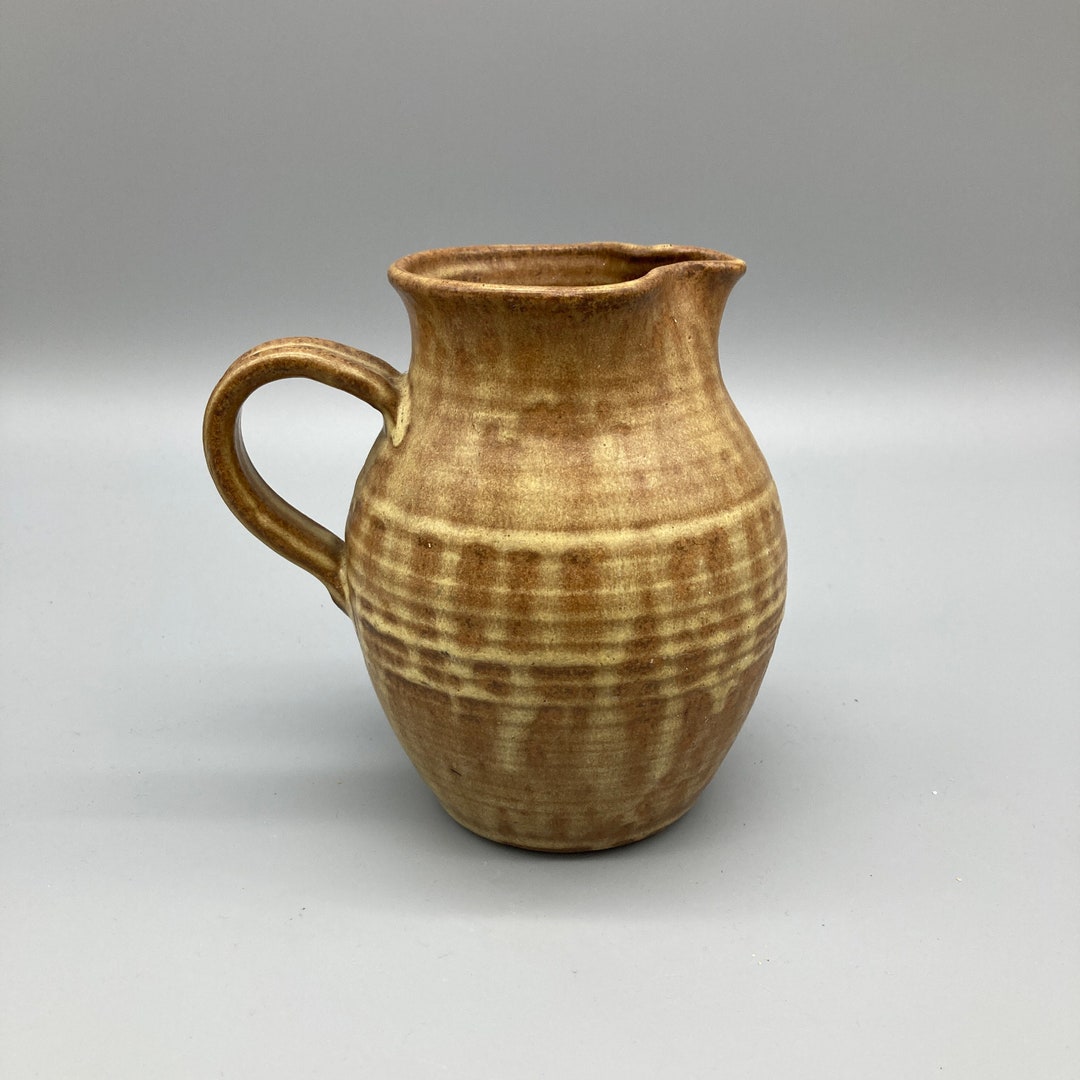 Vintage Prinknash Abbey Brown Stoneware Jug Stoneware Studio Pottery