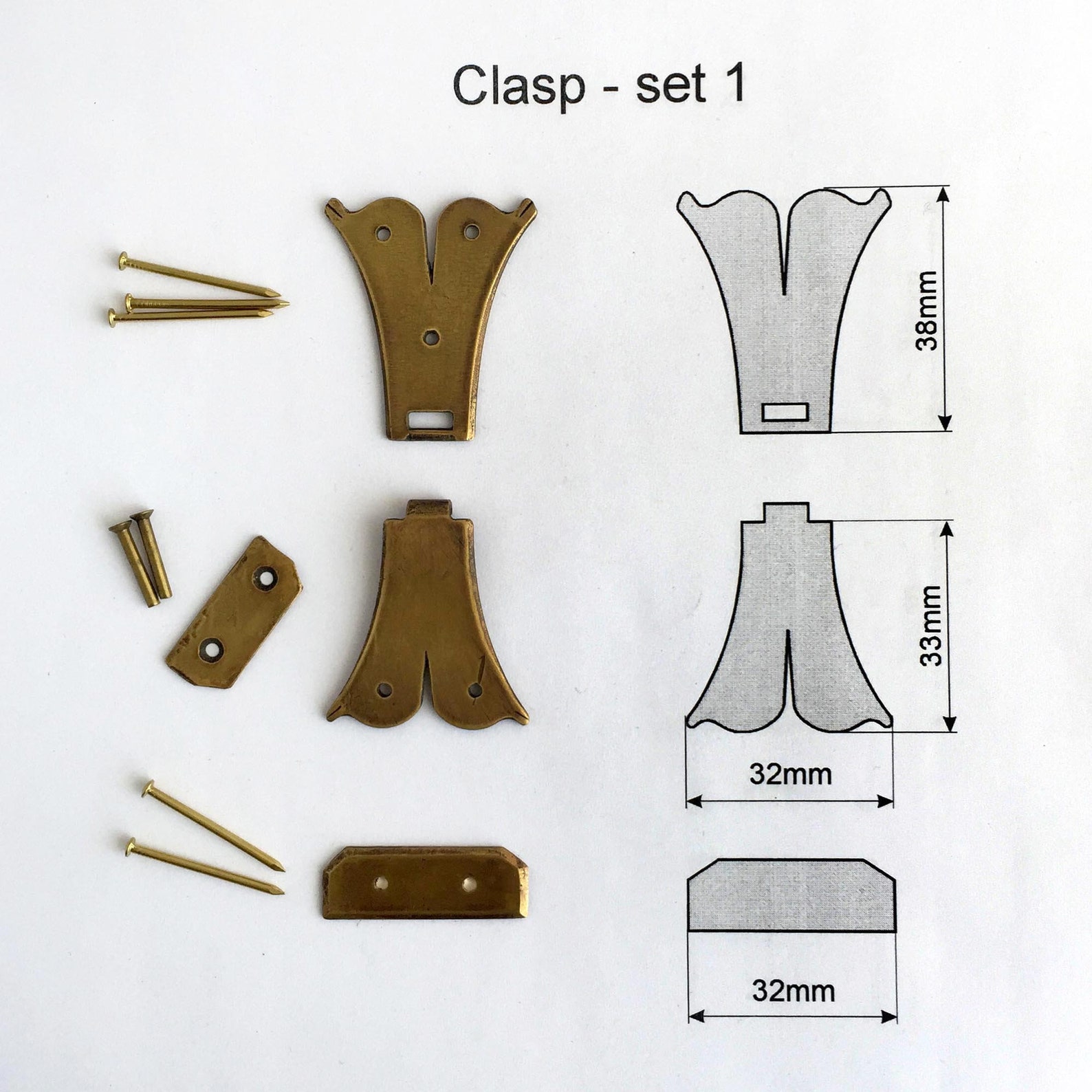 Bookbinding Clasps Sets Bookbinding Tools Etsy