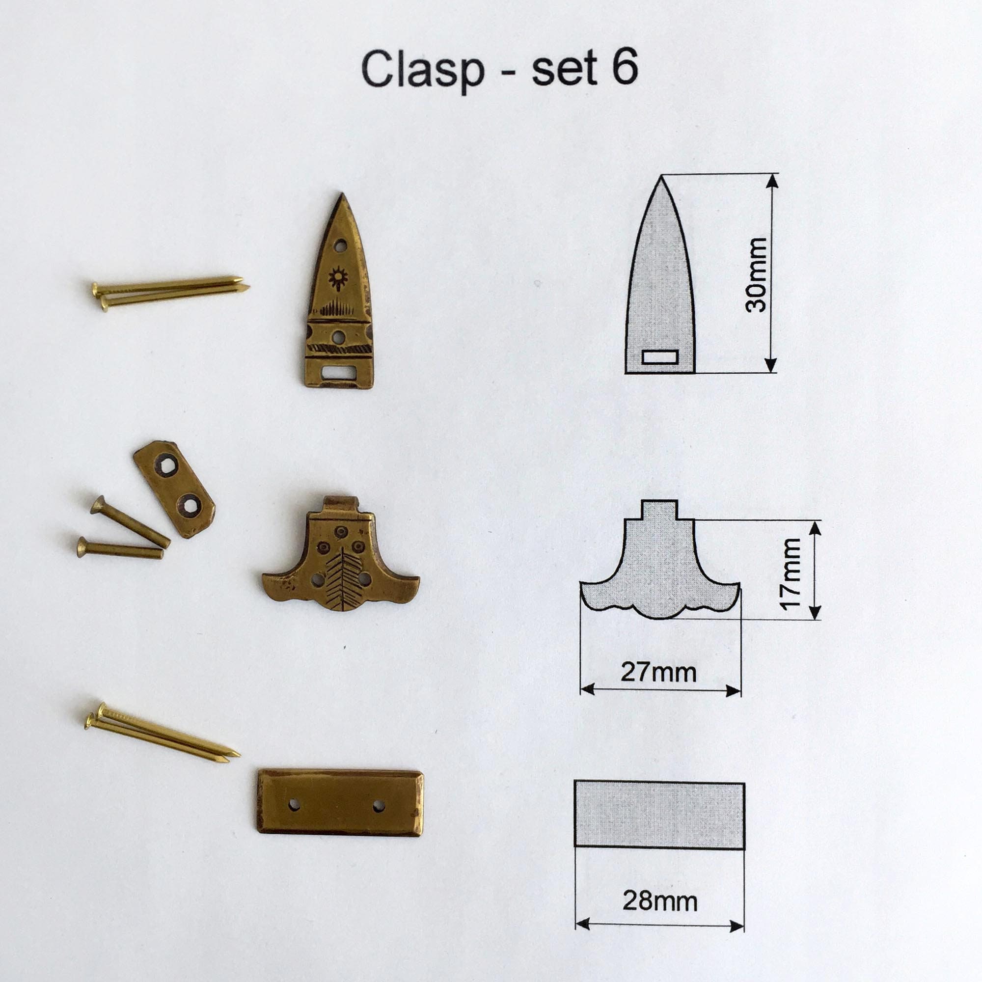 Bookbinding Clasps Sets Bookbinding Tools Etsy Australia