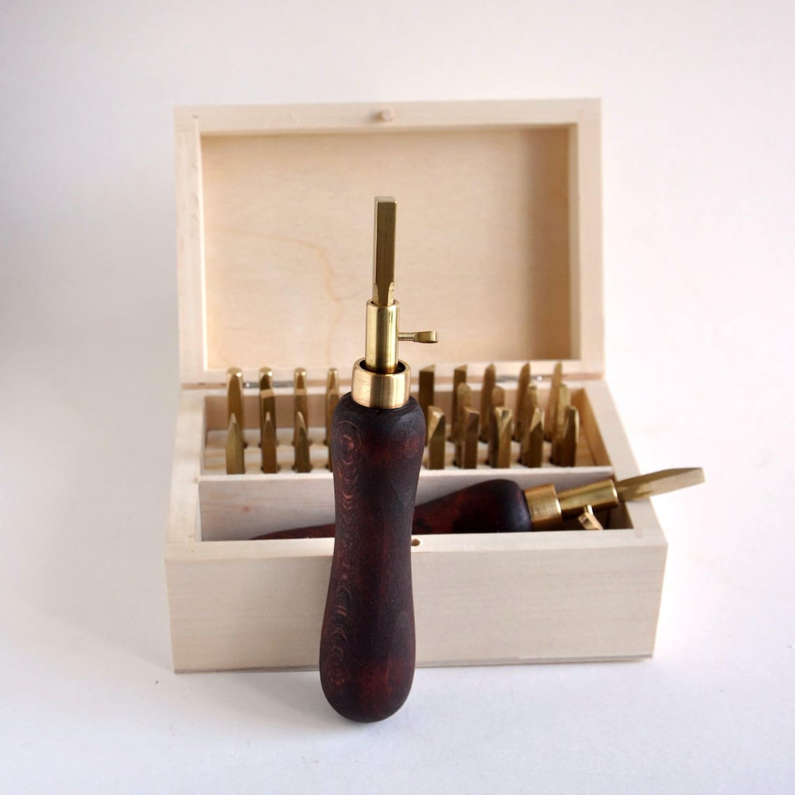 Decorative Brass Hand Tools Set of 30 Bookbinding Tools Etsy