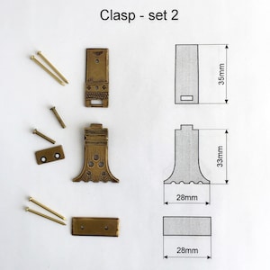 Bookbinding Clasps - Sets - Bookbinding Tools - Etsy