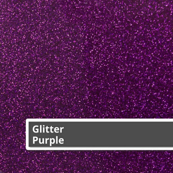 Items similar to Purple Glitter HTV Sheets, Lavender Siser Glitter HTV