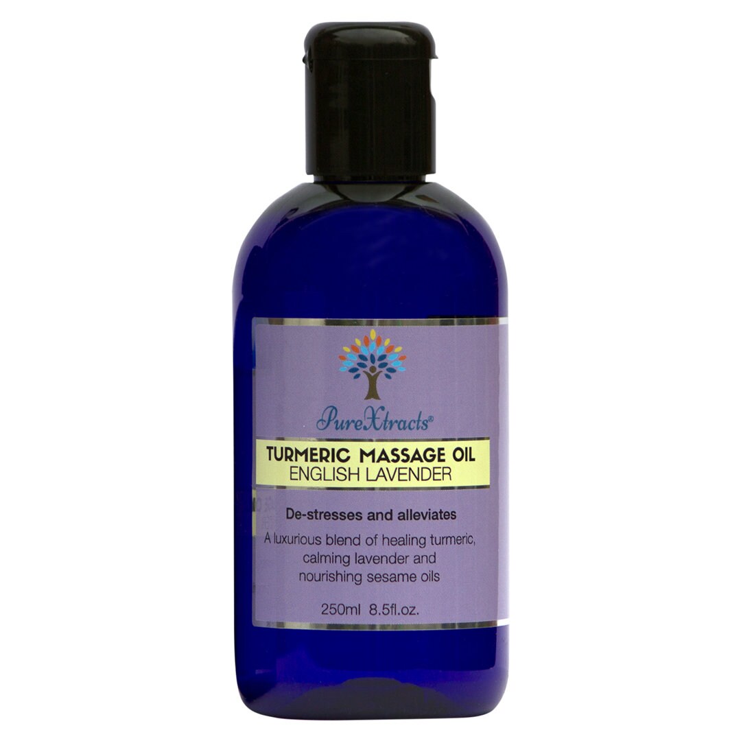 TURMERIC Massage Oil With English Lavender 100 Natural Etsy UK