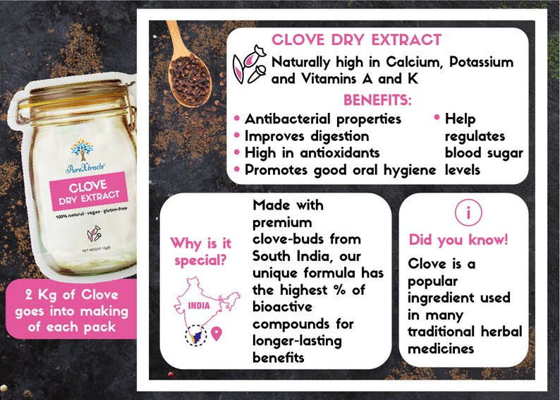 Clove Extract/supplement Protect Liver, Boost Immune System, Maintain