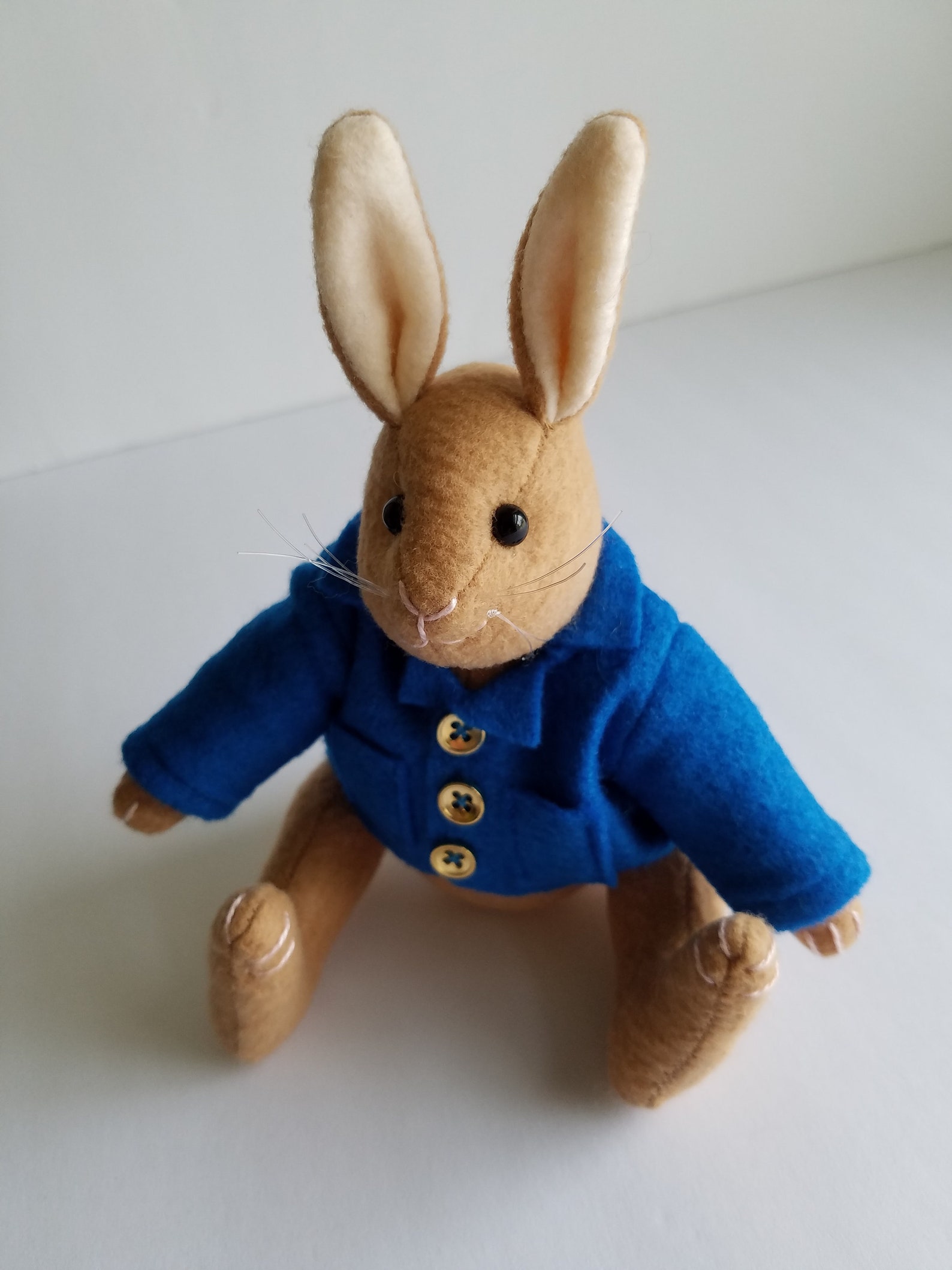 Peter felt Rabbit Collectable rabbit Baby room decor Etsy