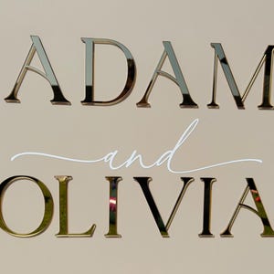 Letras acrílicas, letras acrílicas autoadhesivas, letras acrílicas adhesivas, letreros de boda DIY, letreros DIY, letras acrílicas adhesivas personalizadas