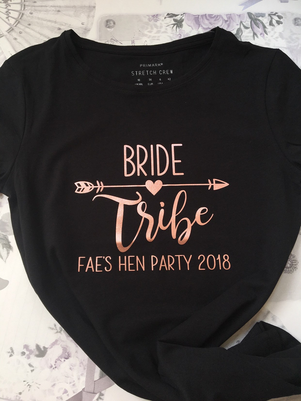 hen party t shirts primark