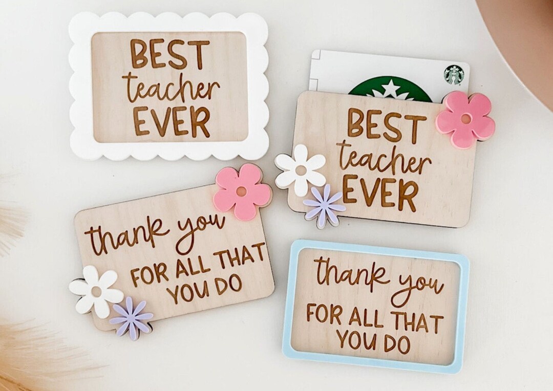 Teacher Gift Card Holder, Gift Card, Gifts for Teachers, Teacher Gifts