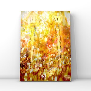 Jewish Art Sparkle As Seen in British Vogue Giclée Print on Canvas Israel painting Judaica Art Modern Jewish image 2