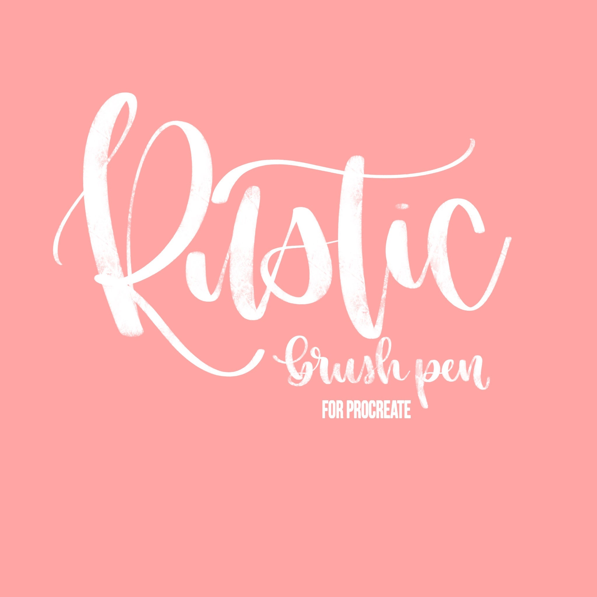 Rustic Texture Procreate Brush Pen For Ipad Apple Pencil Etsy Ireland