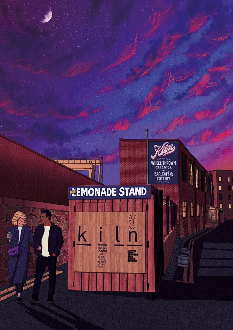 Kiln Newcastle Gicl\u00e9e print