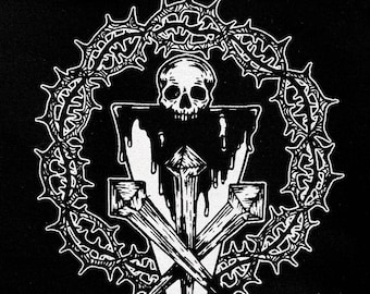 Screen printed patch "Arma Christi"
