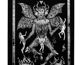 Lucifer - Screenprinted backpatch