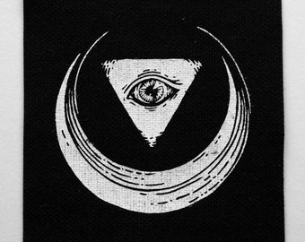 スクリーンプリントパッチ「月の知恵」