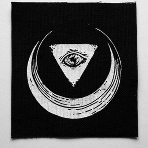 Screen printed patch &quot;Wisdom of the Moon&quot;