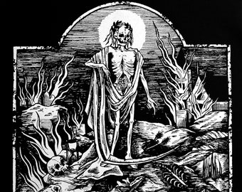 Parche trasero serigrafiado "El triunfo de la muerte"