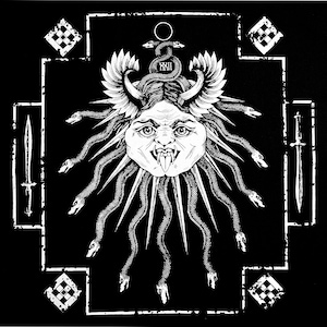 Sitodruk na plecach - Gorgoneion