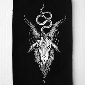 Moon-Goat - Screen Printed Patch