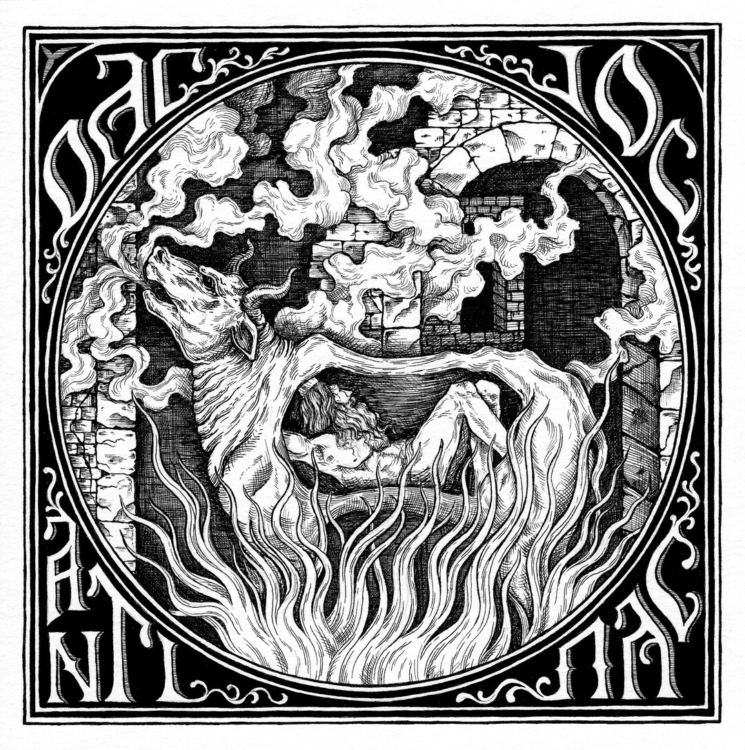 The Brazen Bull Fine Art Print With Hand Painted Silver Etsy