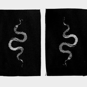 Screen printed patch - Small snake