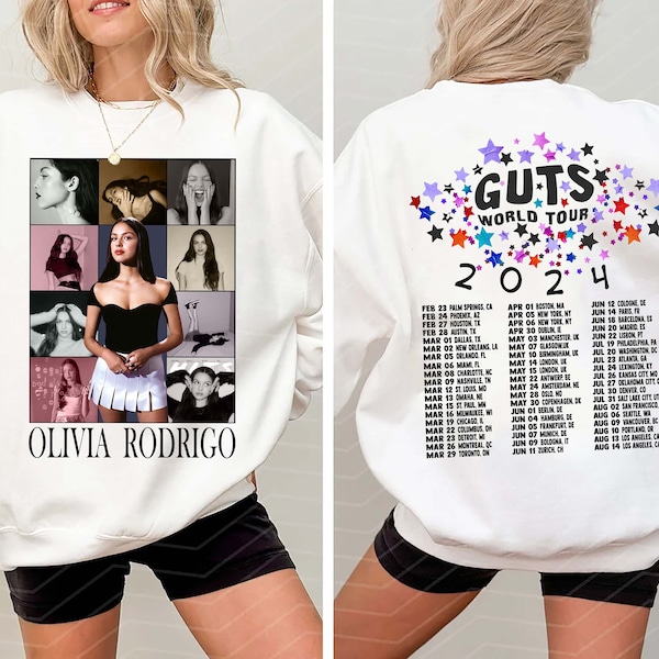 Olivia Guts Tour 2024 PNG, Olivia Rodrigo Guts Png, Olivia Track List, GUTS World Tour 2024, Olivia Rodrigo Album GUT Png