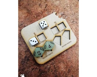 Wargames Two Player Turn Tracker - Suitable for Warhammer and other Wargames.
