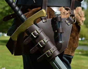 Dague De Loup Avec Fourreau Et Grenouille En Cuir. Épée Courte, Fourreau De Couteau Pour La Renaissance, Cosplay, Pirate, Médiéval, Halloween, Cadeau - Canada