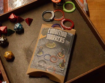 Condition Markers - Class Gift Packs - Dungeons and Dragons Status Rings - D&D Miniatures